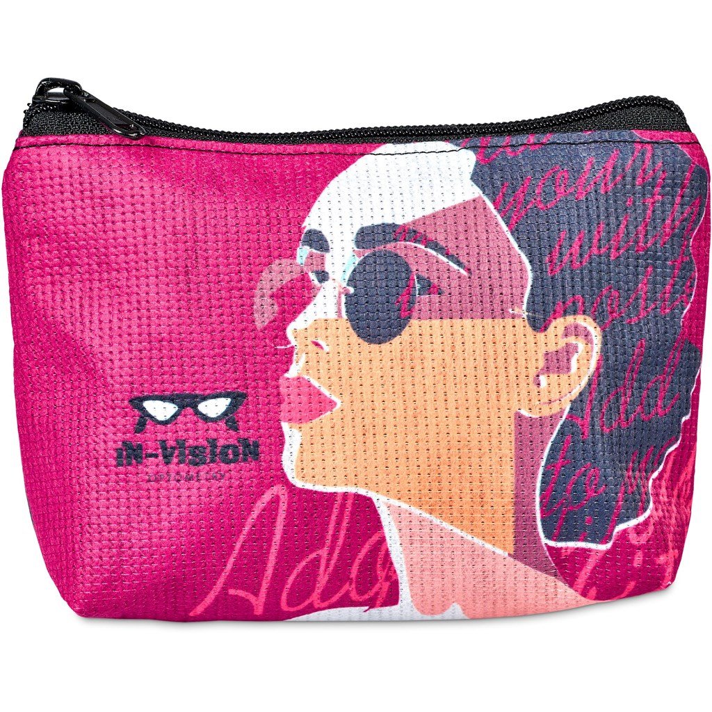 Hoppla Leanne Recycled PET Stitch-Bond Mini Toiletry Bag - Image 7