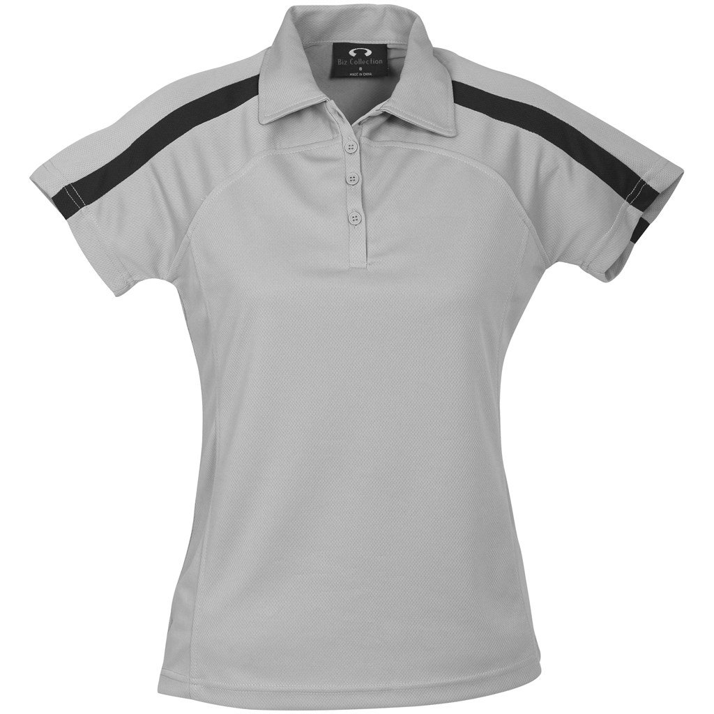 Ladies Monte Carlo Golf Shirt - Grey - Image 2