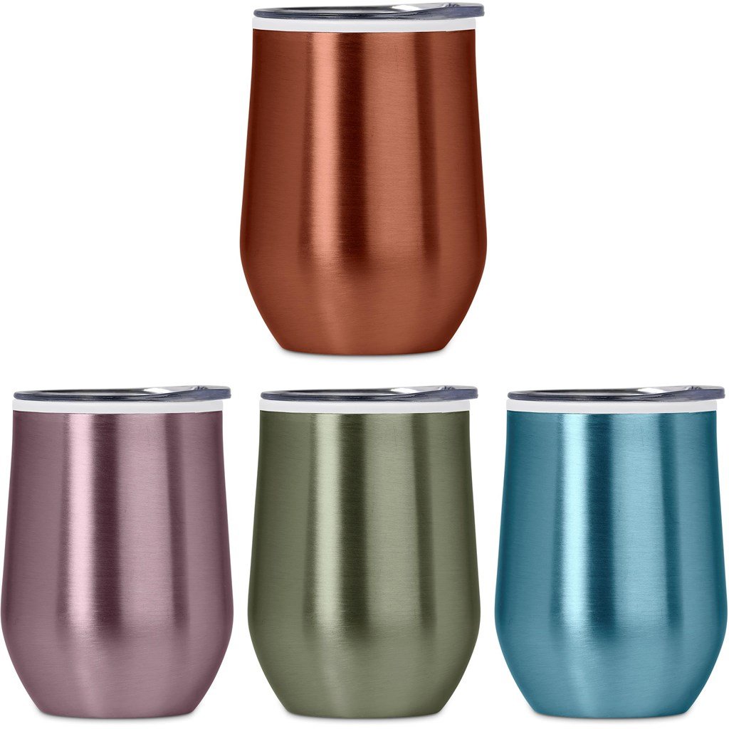 Serendipio Vogue Madison Stainless Steel & Plastic Double-Wall Tumbler - 350ml - Image 3