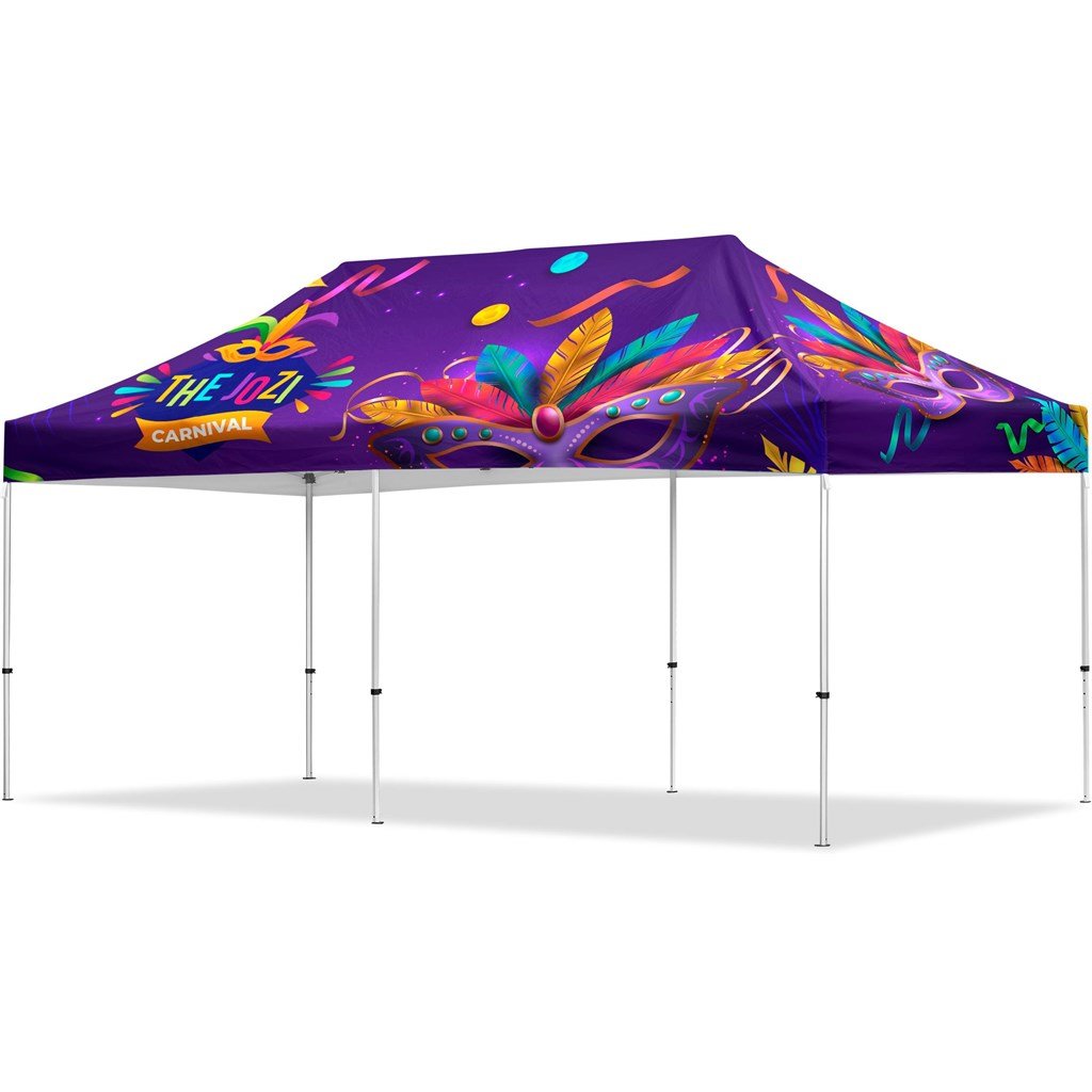 Coated Steel Sublimated Gazebo 6m x 3m - Image 2